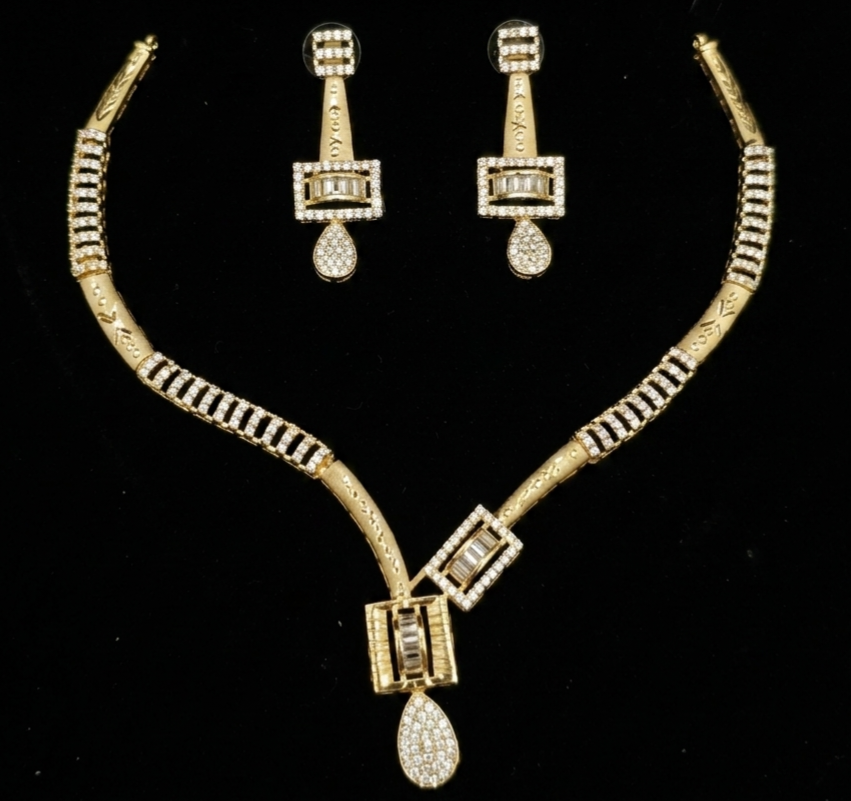 Modern Baguette & Geometric Asymmetric Set