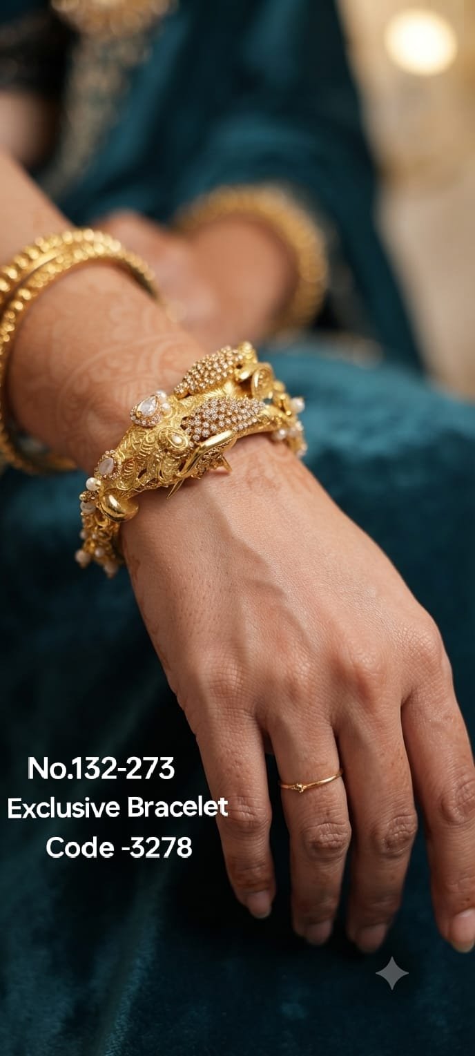 Golden Work Bracelet